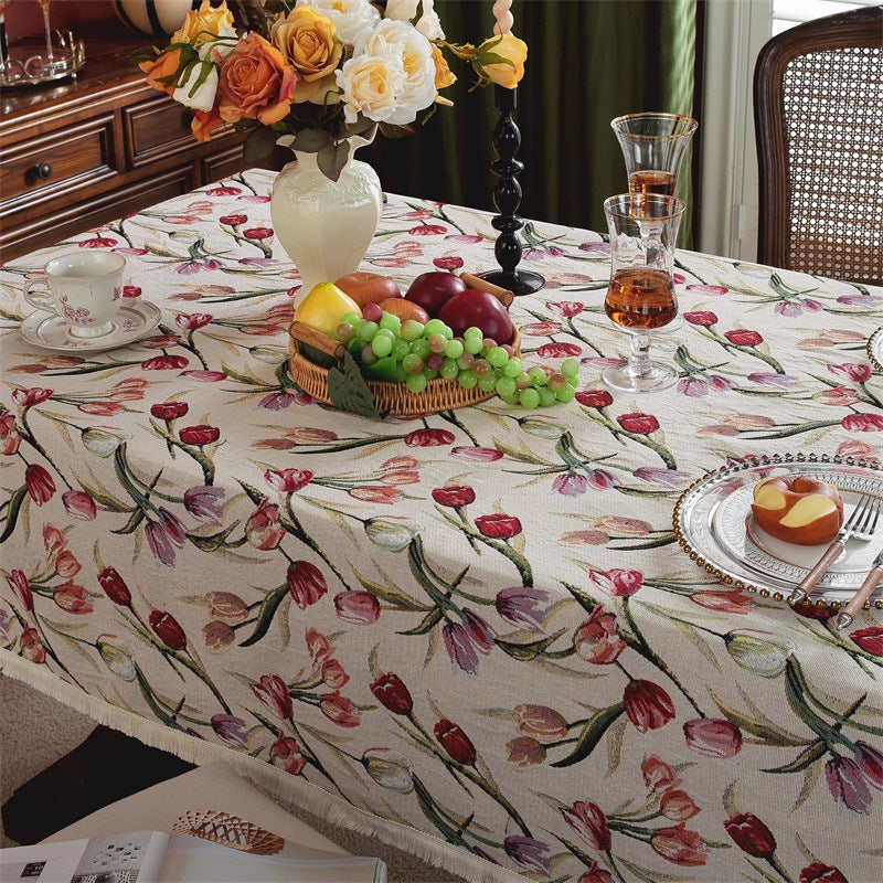 Birds and Leaves Decorative Table Runner