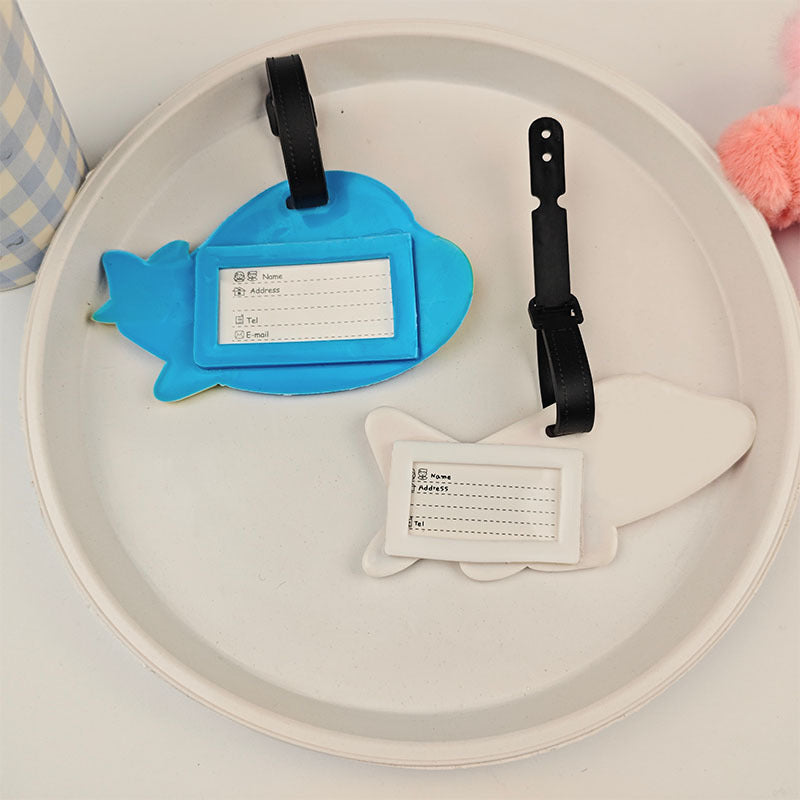 Ladies Padded Luggage Tag in Airplane Design Kalsten