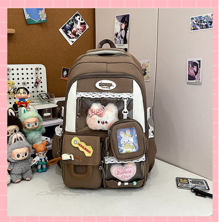 Cute Plush School Backpack