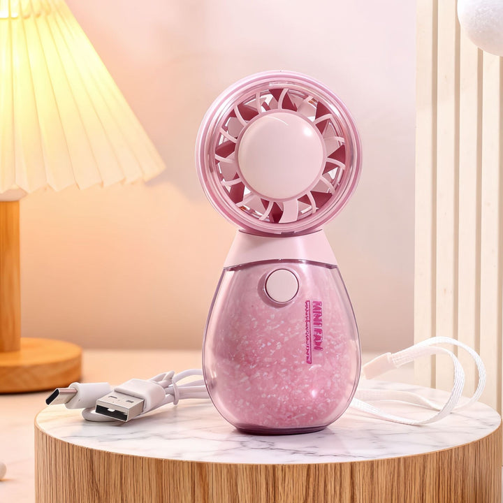Women Portable Hand Fan with Unique Cat Design Kalsten