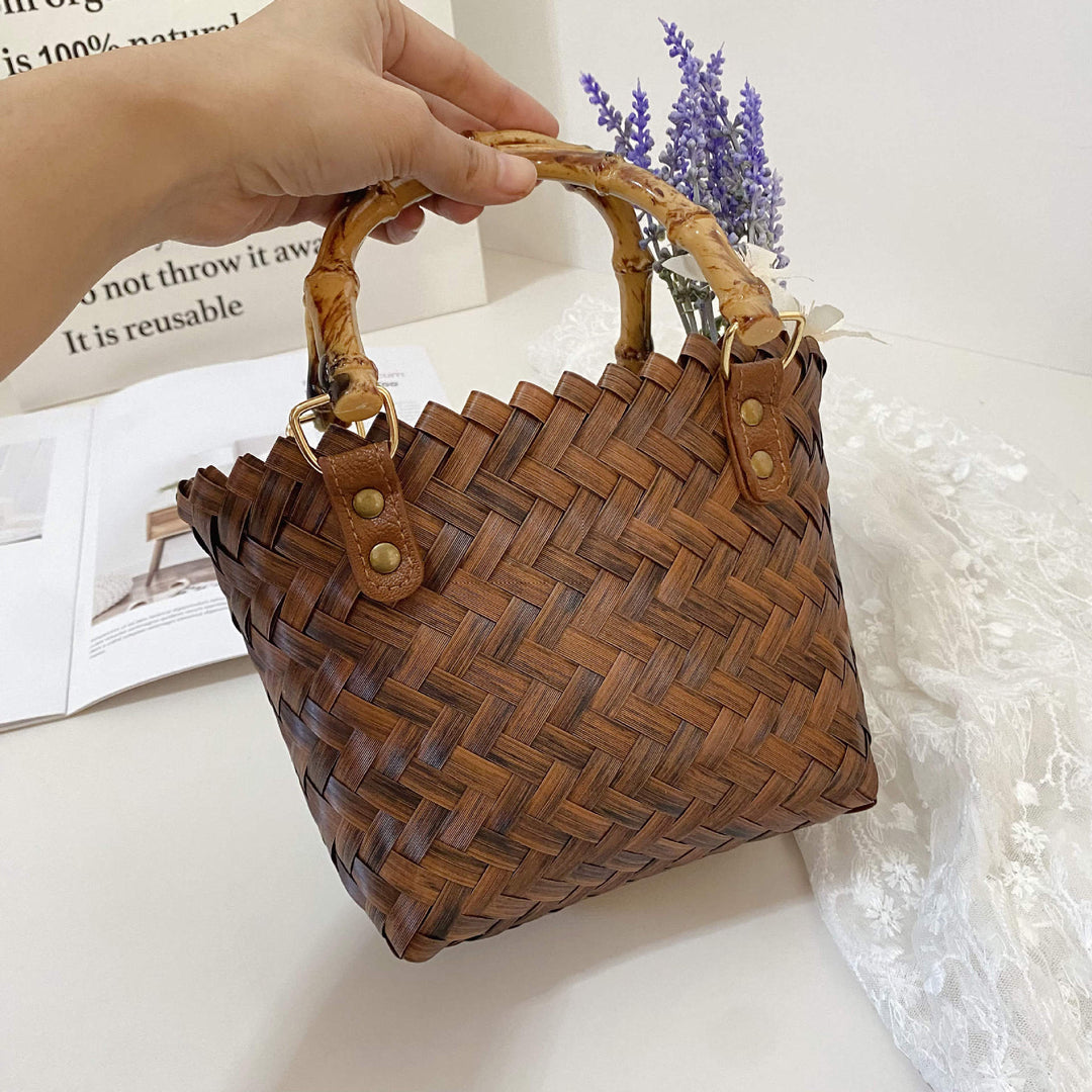 Elegant Woven Tote Bag Kalsten