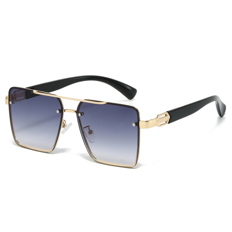 Women square sunglasses with elegant metal frame Kalsten