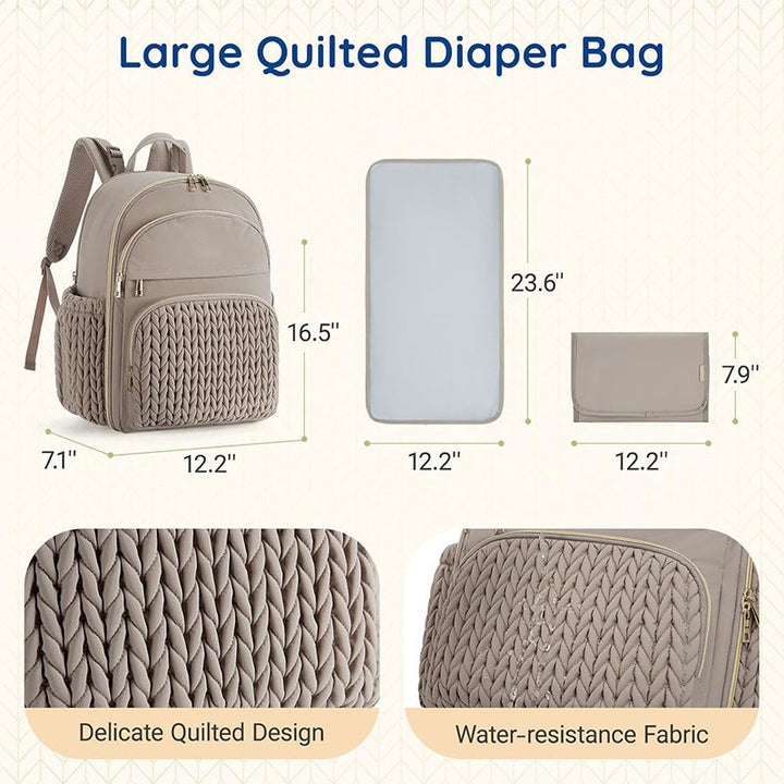 Trendy Backpack with Braided Design Kalsten