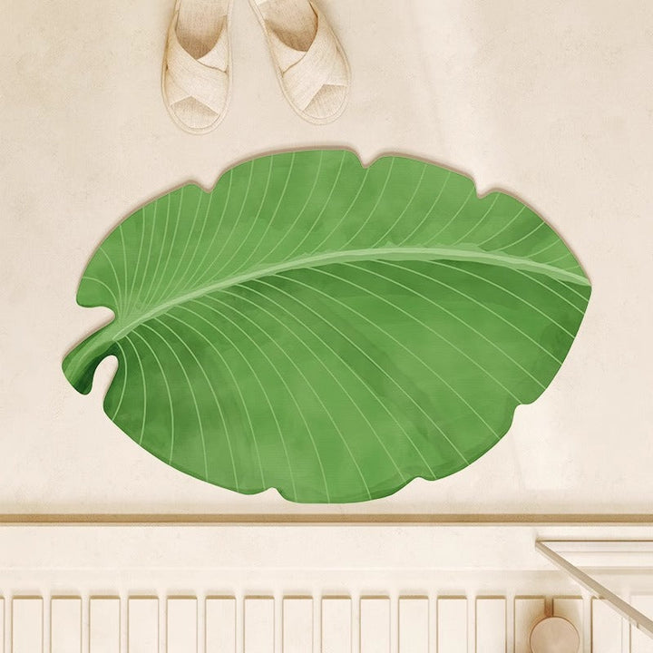 Leaf-Shaped Bath Mat Kalsten