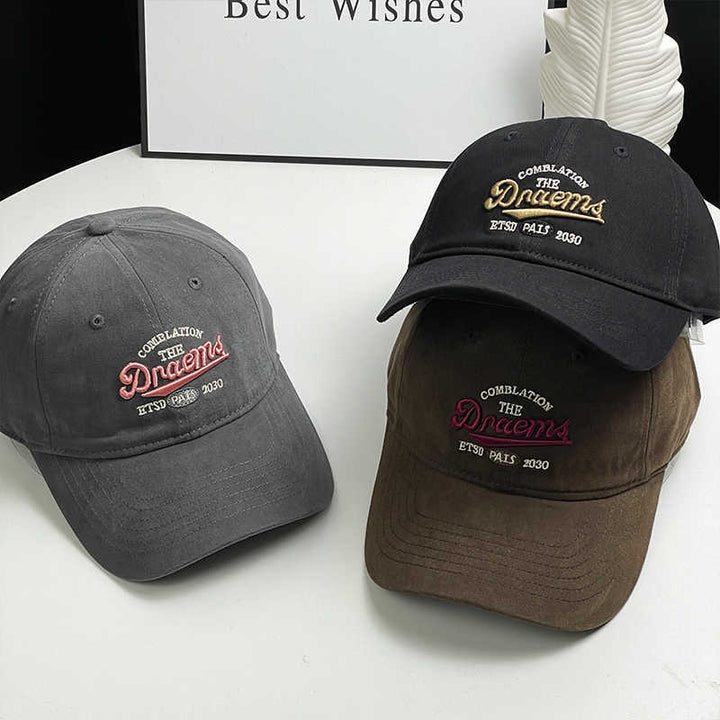 Unisex Vintage-Inspired Embroidered Baseball Cap Kalsten
