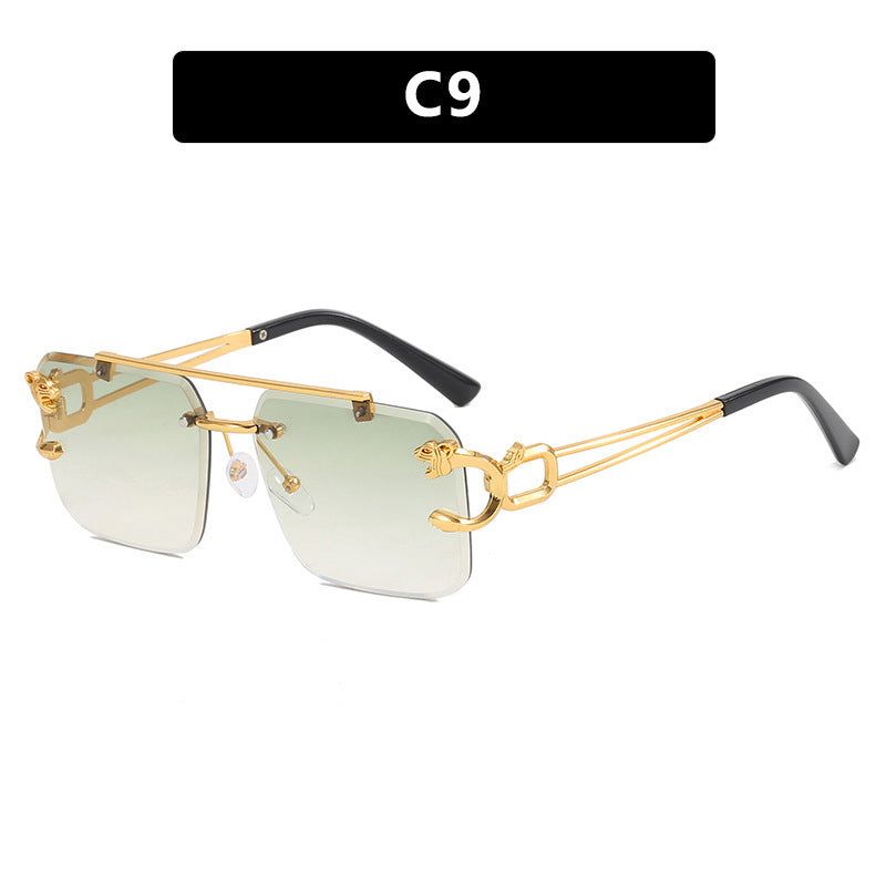 Women's square sunglasses with elegant decorative details Kalsten
