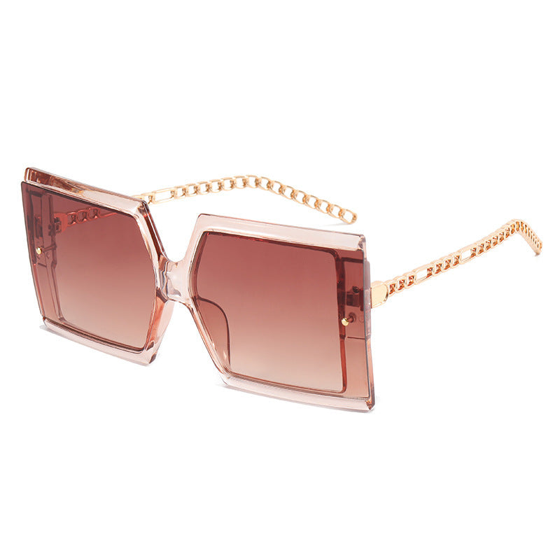 Women's elegant oversized sunglasses with square frame Kalsten
