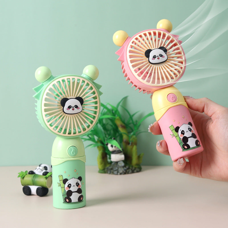 Unisex Portable Panda Fan with Integrated Spray Function Kalsten