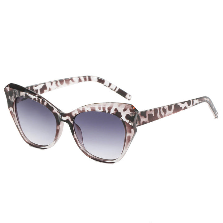 Women's Cat-Eye Sunglasses with Extravagant Mirror Design Kalsten