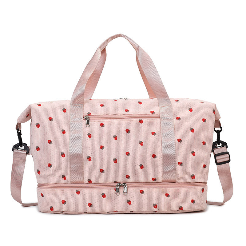 Multifunctional sport and travel bag with floral pattern Kalsten