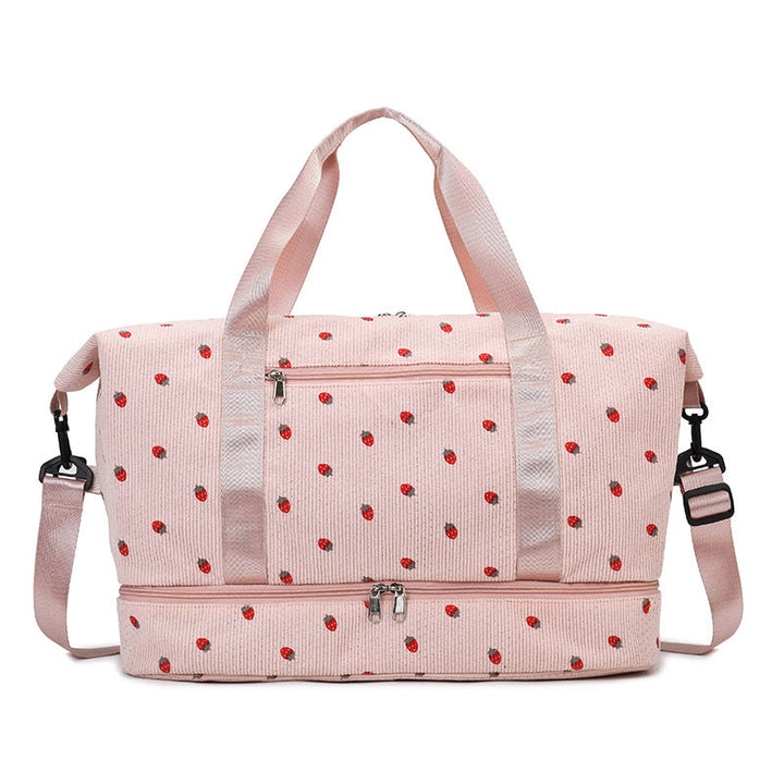 Multifunctional sport and travel bag with floral pattern Kalsten