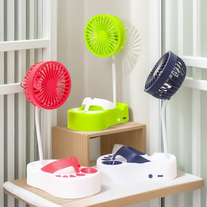 Women's portable battery fan with flexible holder Kalsten