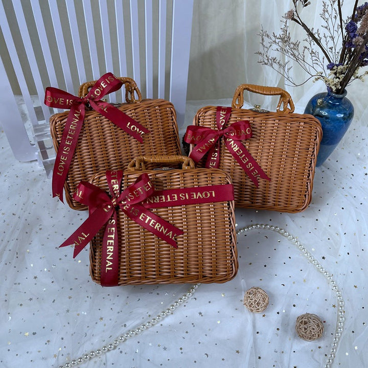 Women classic rattan handbag Kalsten