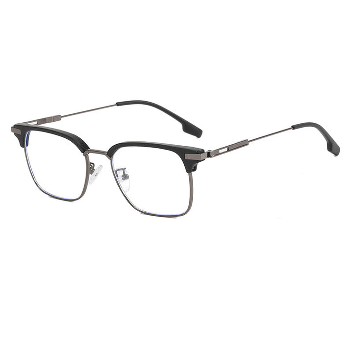 Women's square sunglasses with lightweight metal frame and wide temples Kalsten