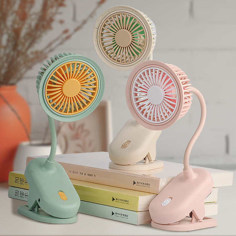 Ladies flexible adjustable clamp lamp with fan function Kalsten