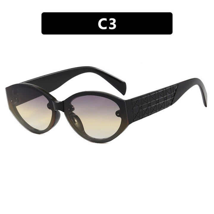 Ladies extravagant Cat-Eye sunglasses with textured frame Kalsten