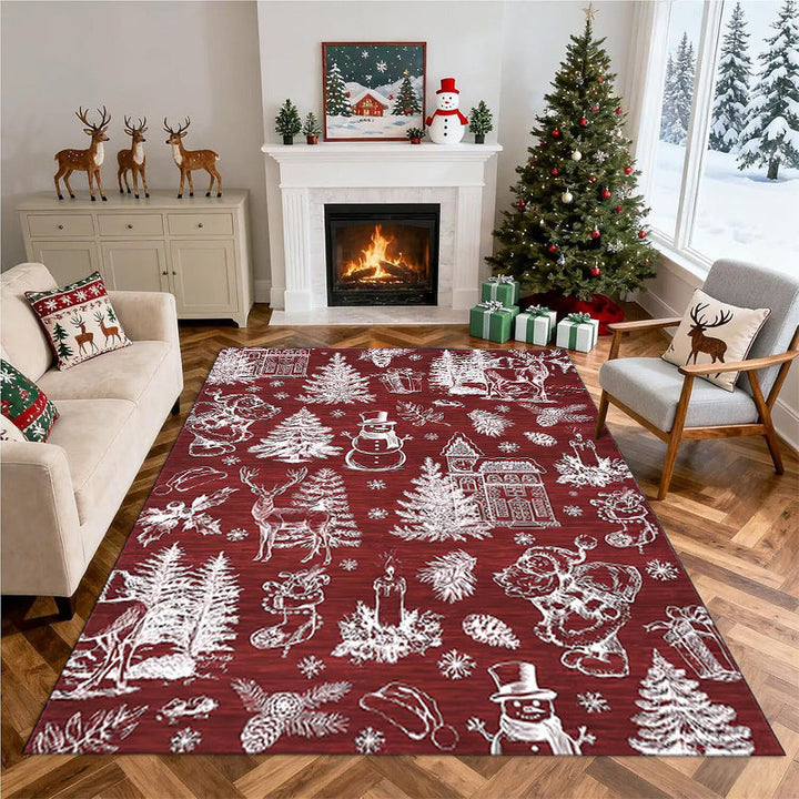Christmas-Themed Area Rug Kalsten