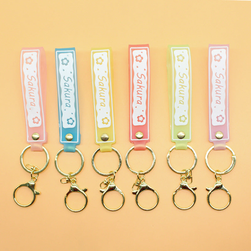 Unisex keychain with floral design Kalsten