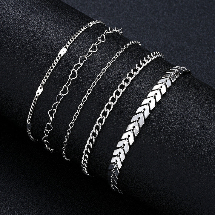 Multi-Layered Chain Bracelet Set Kalsten