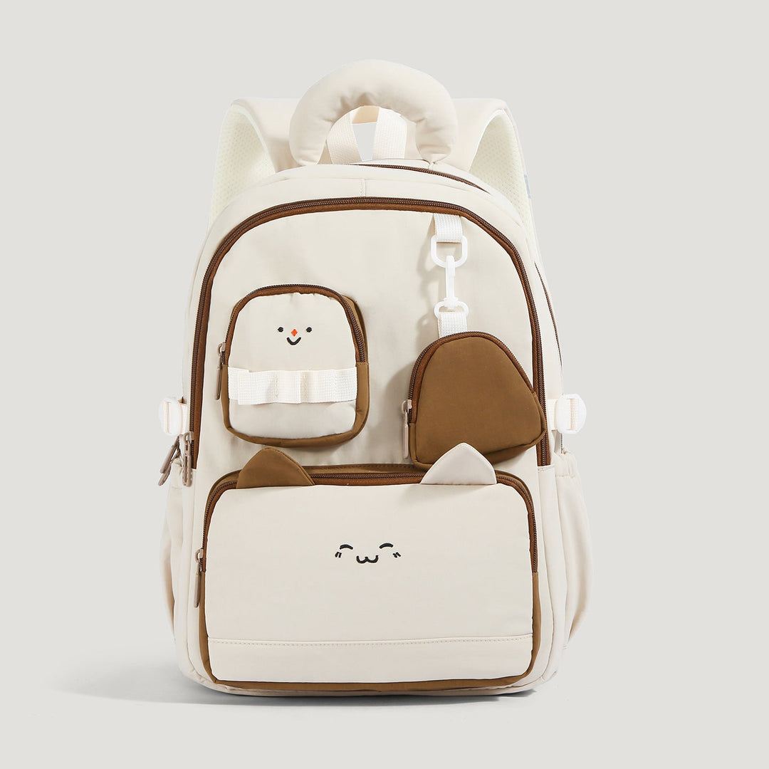 Children's Cute Animal-Inspired Multi-Pocket School Backpack