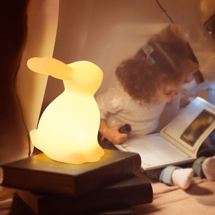 Contemporary Creative Rabbit PE LED Table Lamp for the Bedroom | Kalsten
