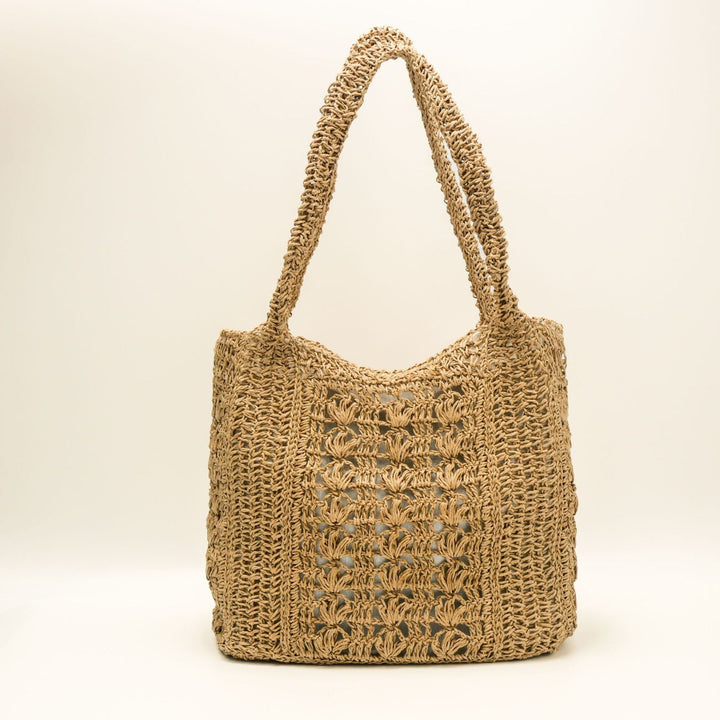 Boho Style Handbag Made of Braided Natural Material Kalsten