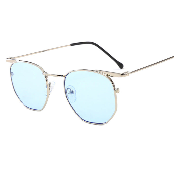 Women's fashionable rectangular glasses with elegant metal frame Kalsten