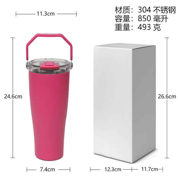 Unisex ergonomic travel mug with integrated handle Kalsten