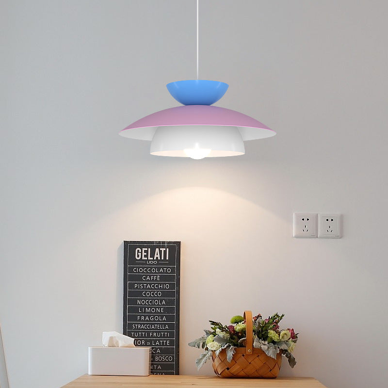 Modern Designer Style Round White Pendant Light | Kalsten