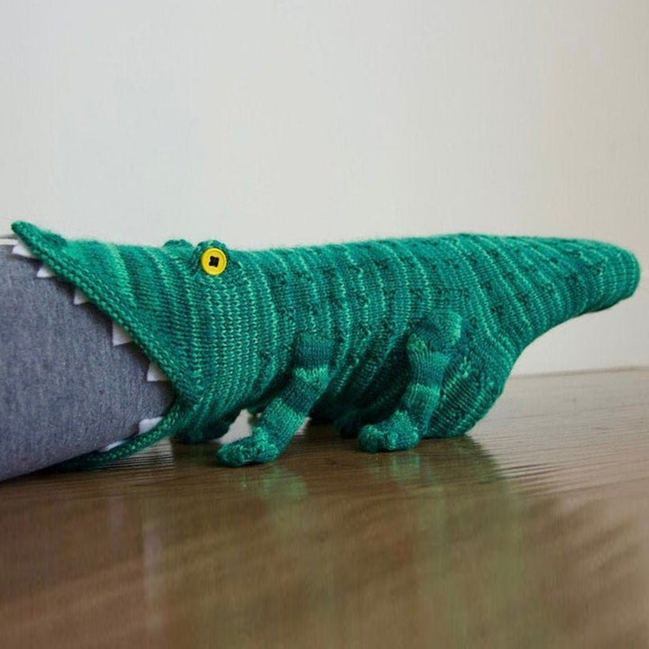 Knitted Crocodile Socks | Kalsten
