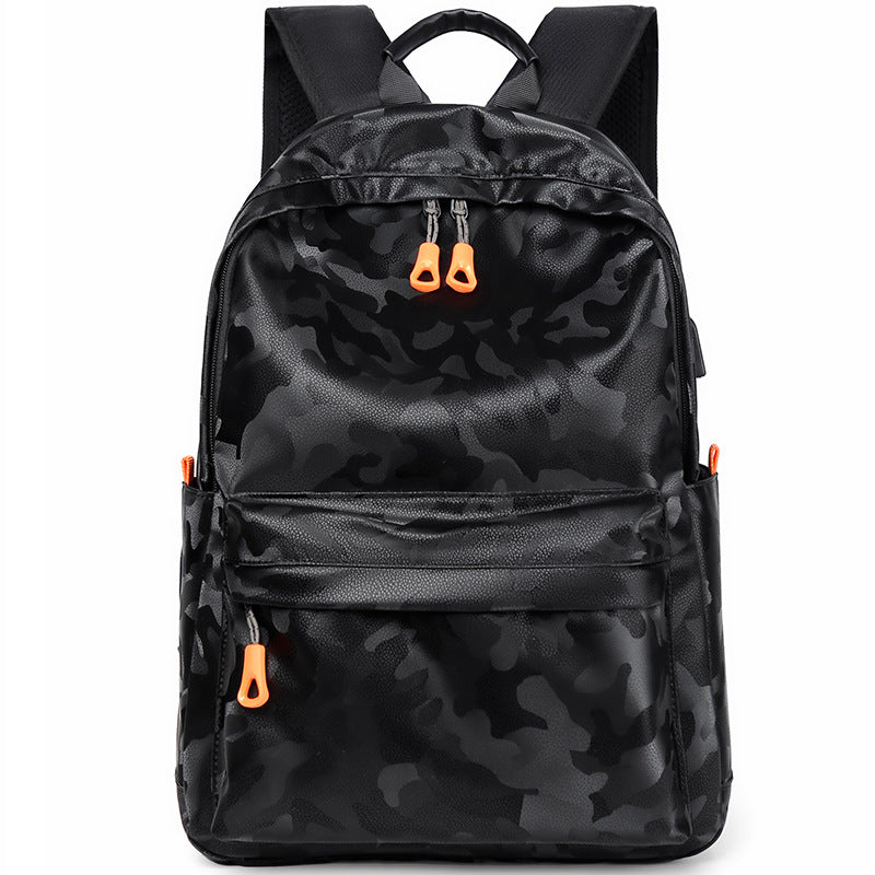 Leisure backpack with breathable mesh inserts and versatile compartments Kalsten