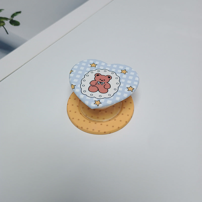 Heart-Shaped Character Phone Grip Kalsten