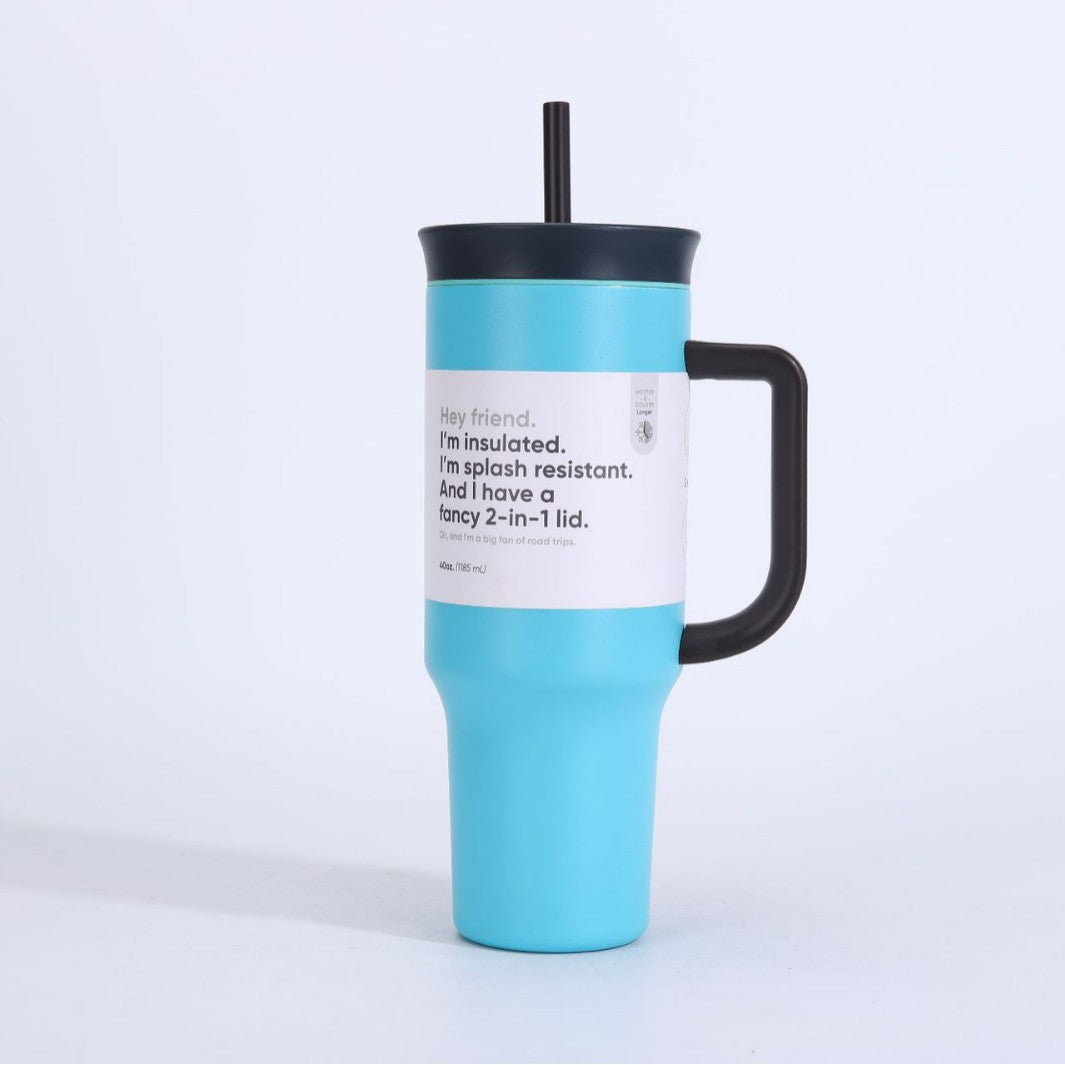 Women's insulated mug with 2-in-1 lid Kalsten