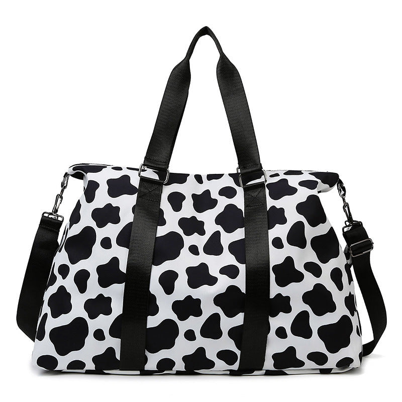 Sporty travel bag with trendy zebra pattern Kalsten