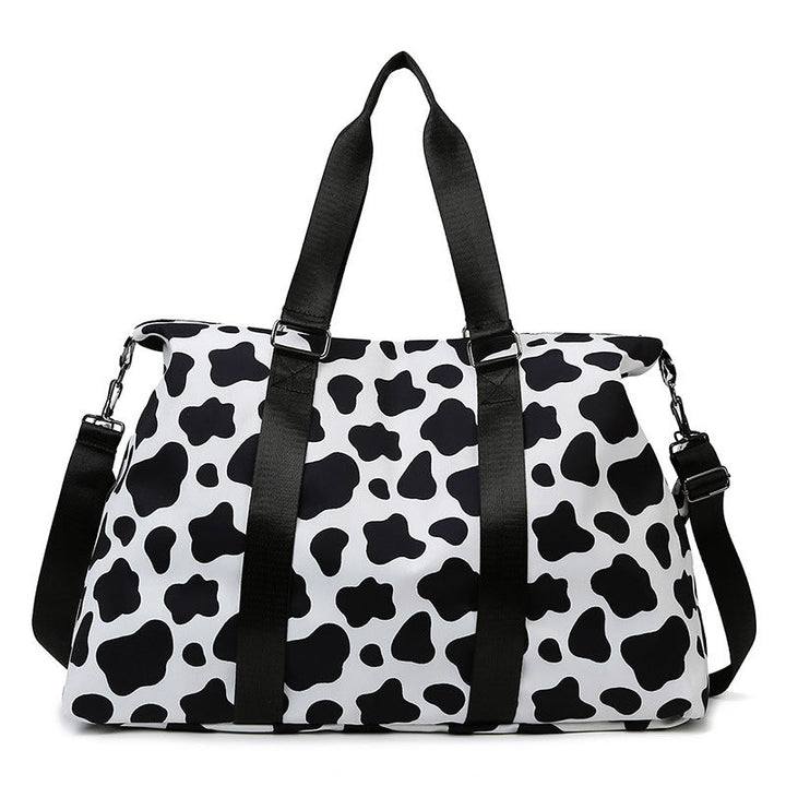 Sporty travel bag with trendy zebra pattern Kalsten