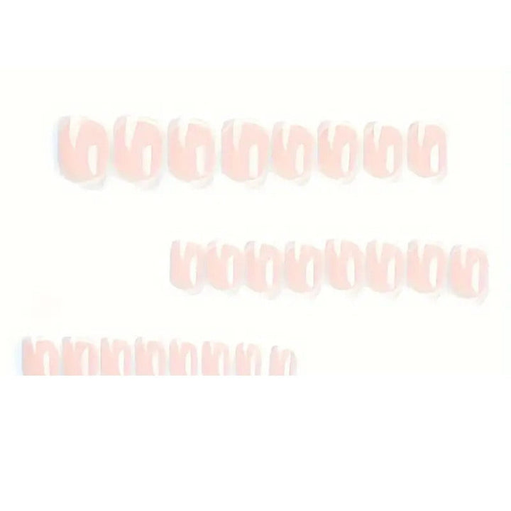 Classic French Tip Press-On Nails Kalsten