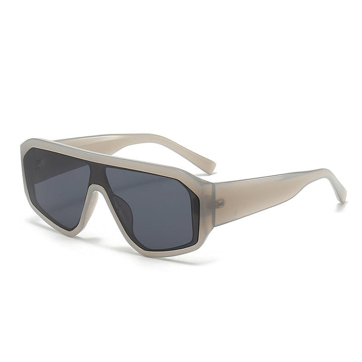 Men's Futuristic Oversized Shield Sunglasses Kalsten