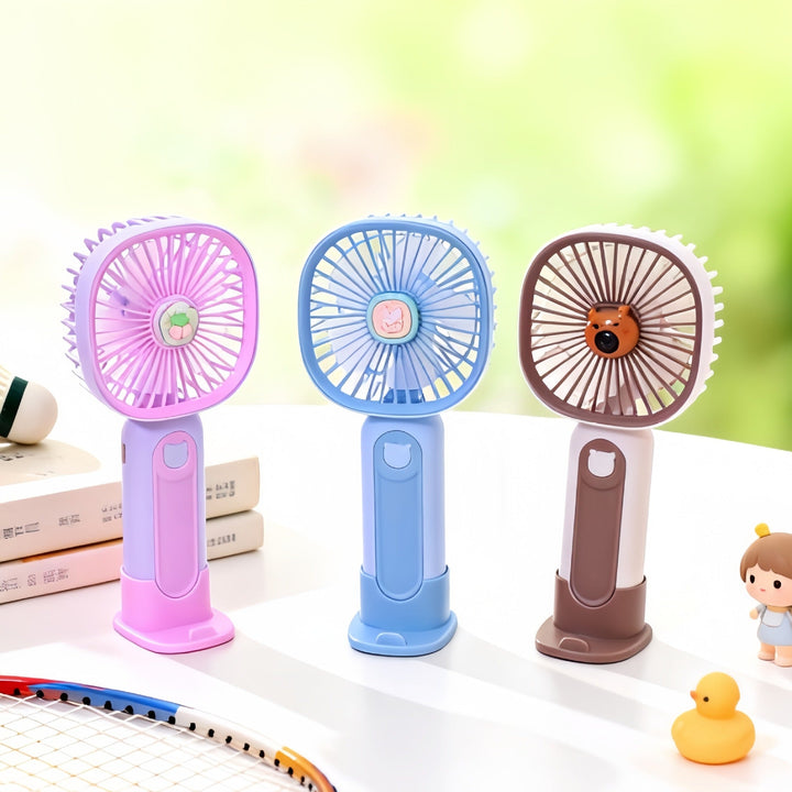 Women's Portable Handheld Fan with Ergonomic Design and USB Connection Kalsten