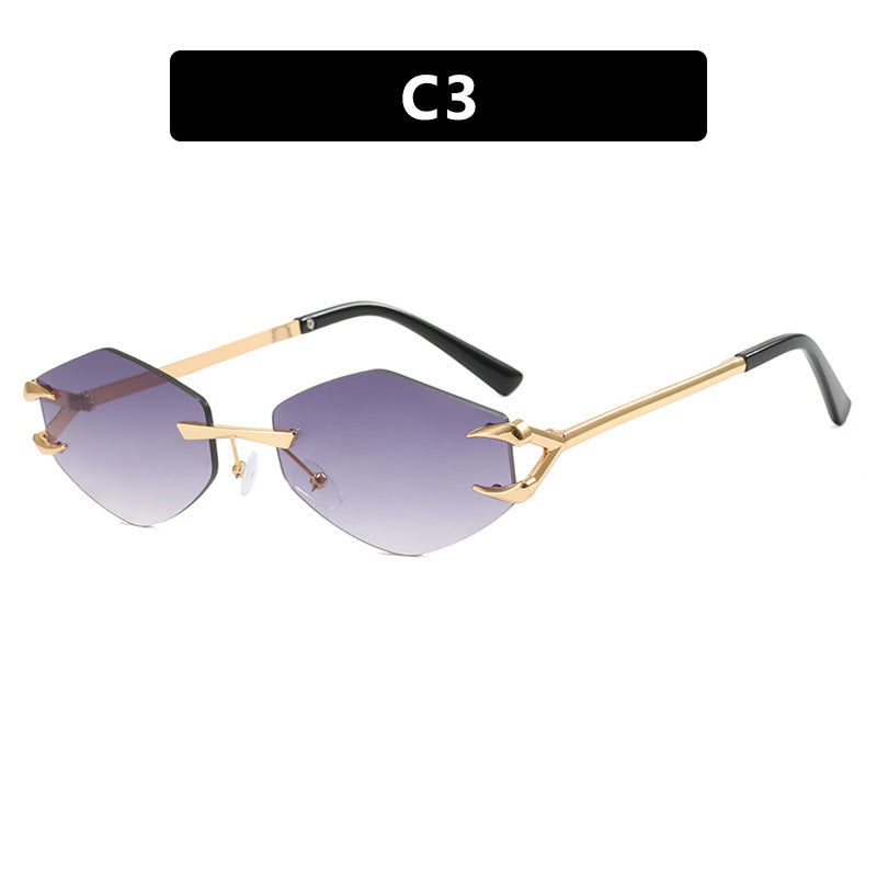 Women's extravagant hexagonal sunglasses with innovative frame and UV protection Kalsten
