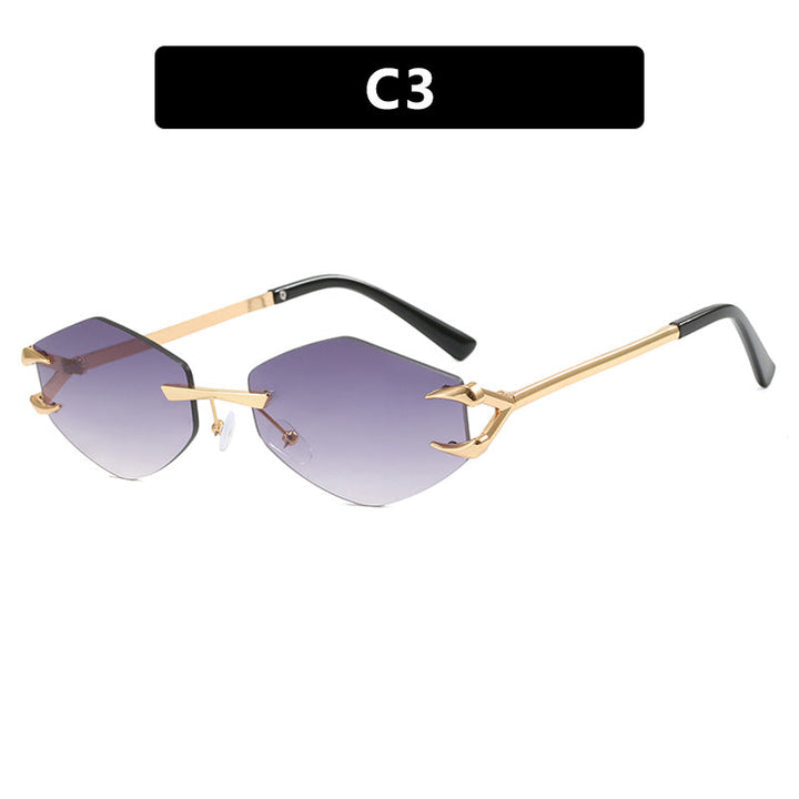 Women's extravagant hexagonal sunglasses with innovative frame and UV protection Kalsten