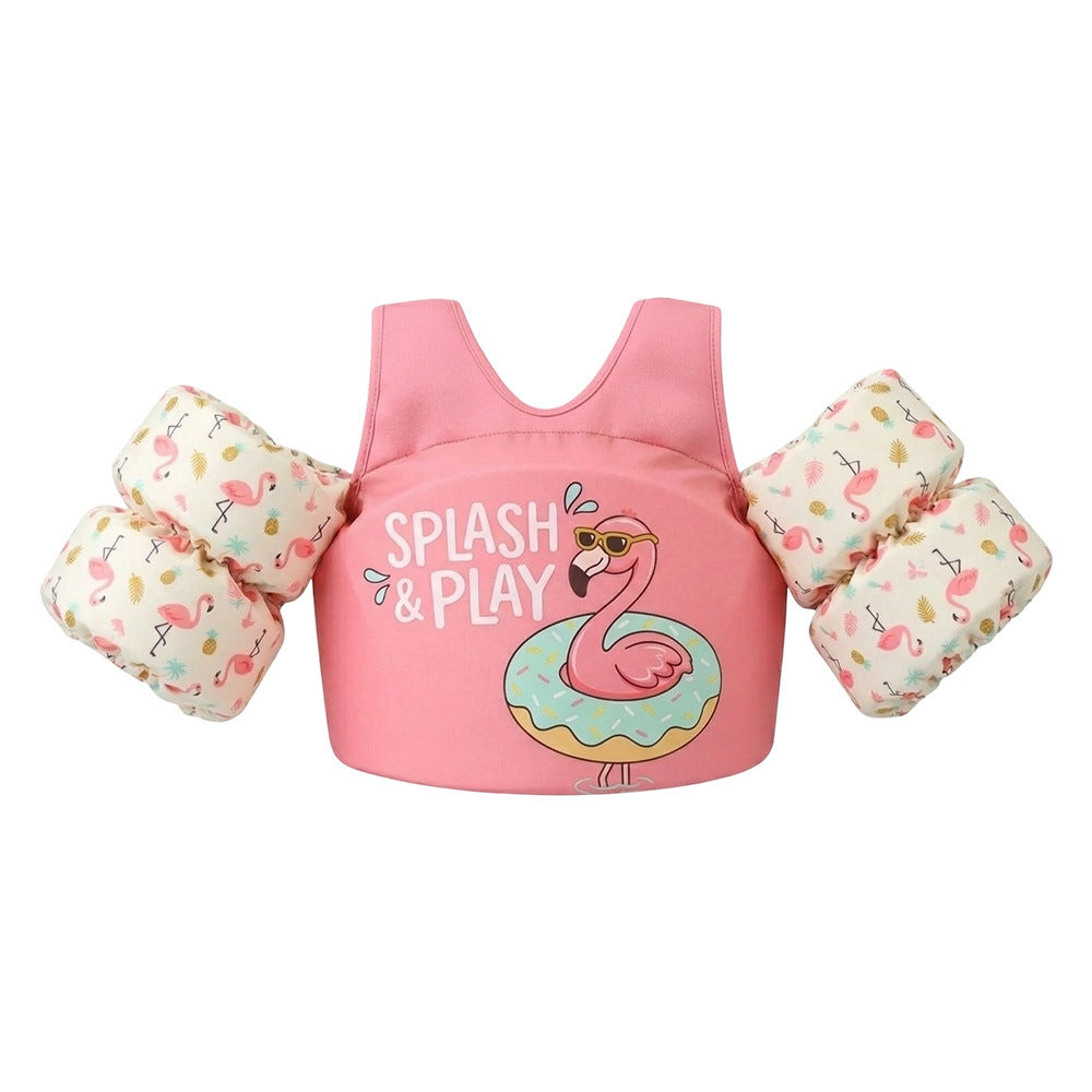 Shark Print Swim Vest