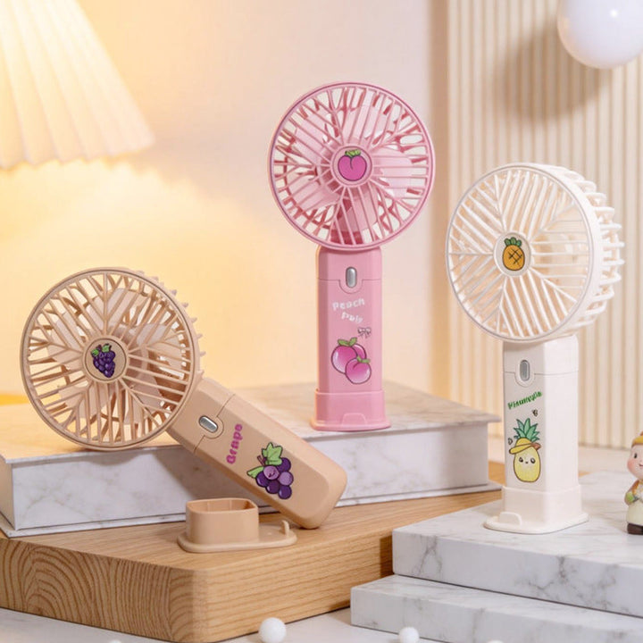 Women's Portable Hand Fan with Powerful Battery Function Kalsten
