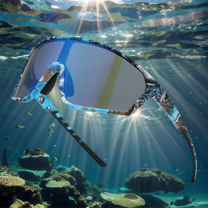 Men's Performance Sports Shield Sunglasses Kalsten