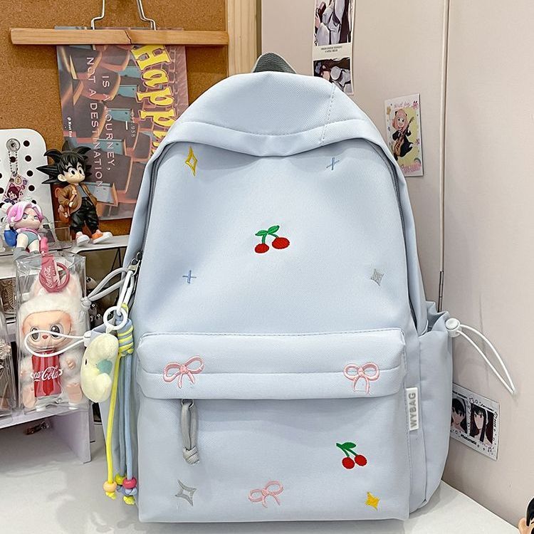 Playful backpack with embroidery Kalsten