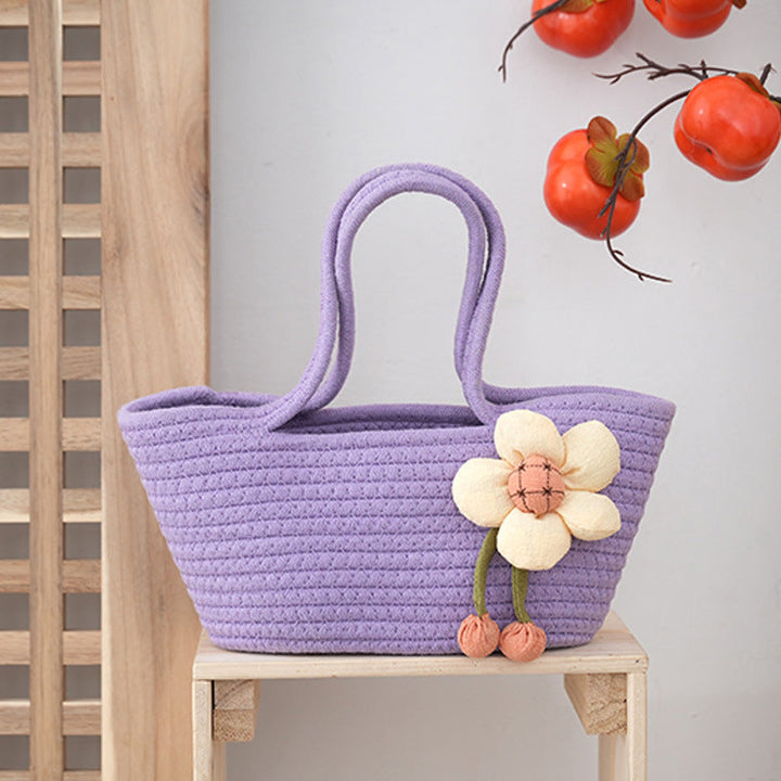 Flower-shaped tote bag Kalsten
