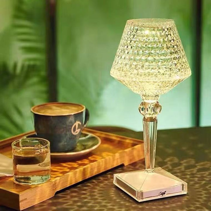 Liesbeth Crystal Lamp – Luxury Table Lamp with USB Charging Function Kalsten