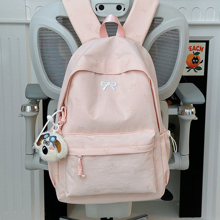Cute Soft Fabric Mini School Backpack