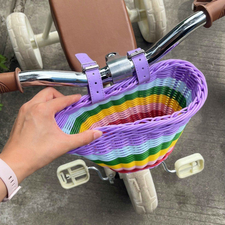 Multi-Color Handwoven Storage Basket Kalsten