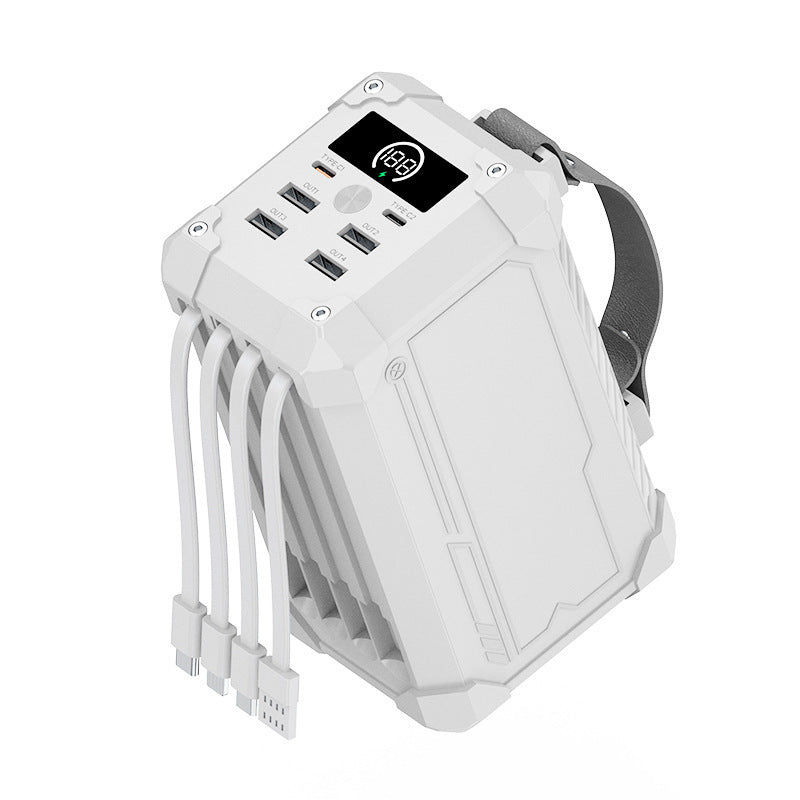 Portable multifunctional power bank with four USB ports and digital display Kalsten