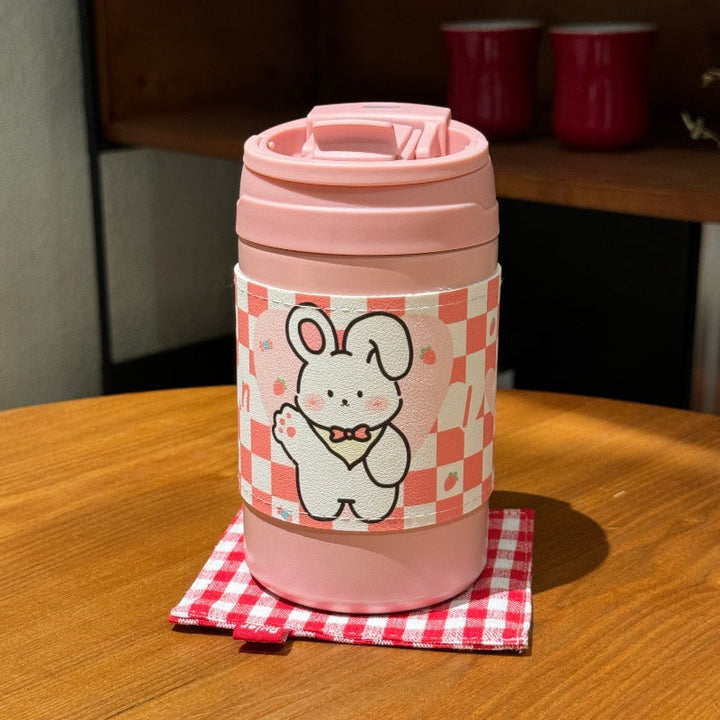Women's Insulated Thermo Mug with Cute Animal Design Kalsten
